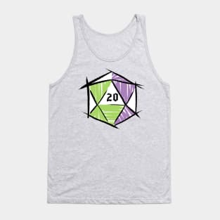 Genderqueer Pride Dice Tank Top